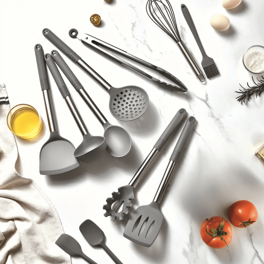 Siopsrl| MEALMAKER SET – 12-Piece Silicone Kitchen Utensil Collection for Non-Stick Cooking