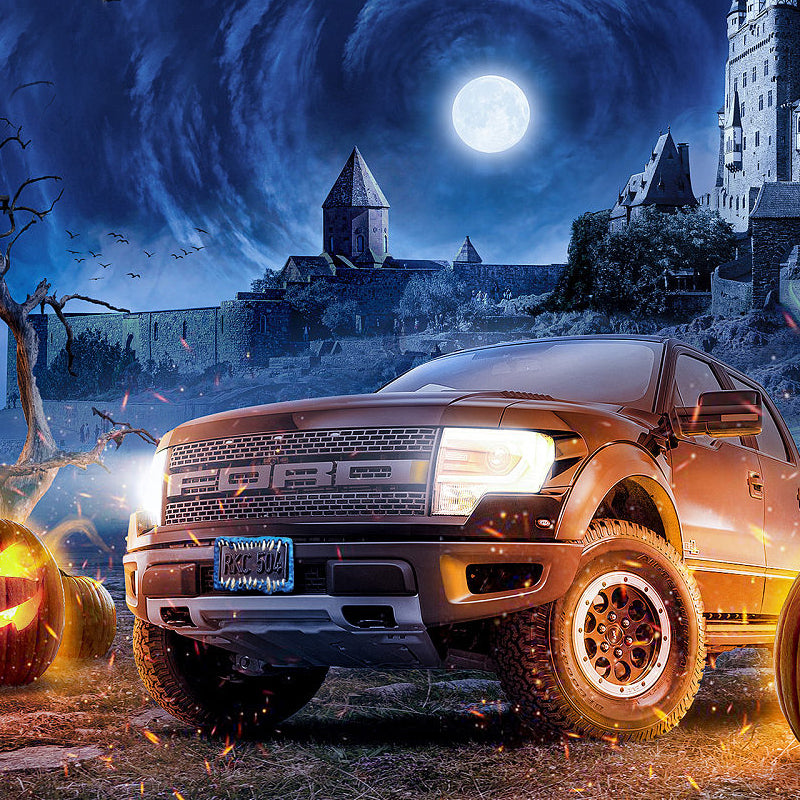 Siopsrl| GrimmGlow — Transforms your vehicle into the shining star of every Halloween party!