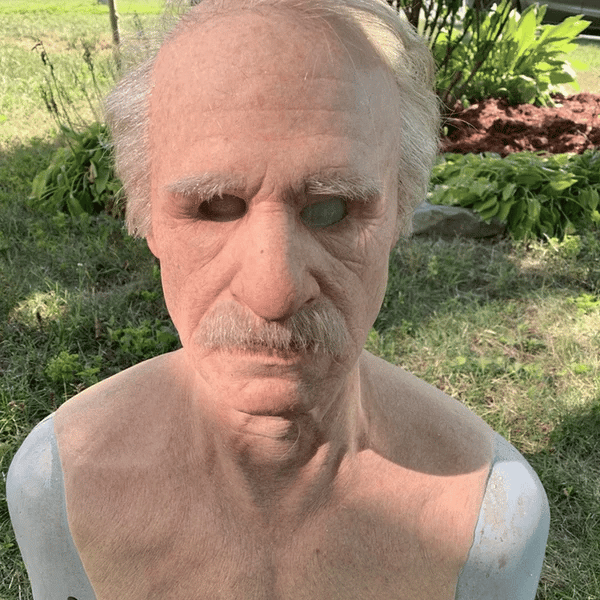 Siopsrl| MaskEnigma Holloween Realistic Elderly Disguise