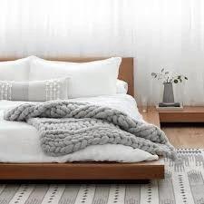 Siopsrl| Chunky Knit Blanket