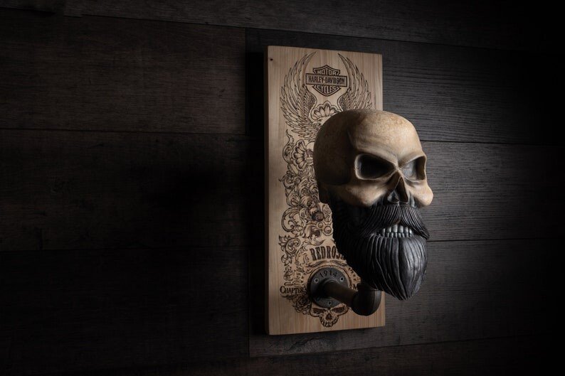 Siopsrl| Bearded Skull – Eagle Skull & Cross