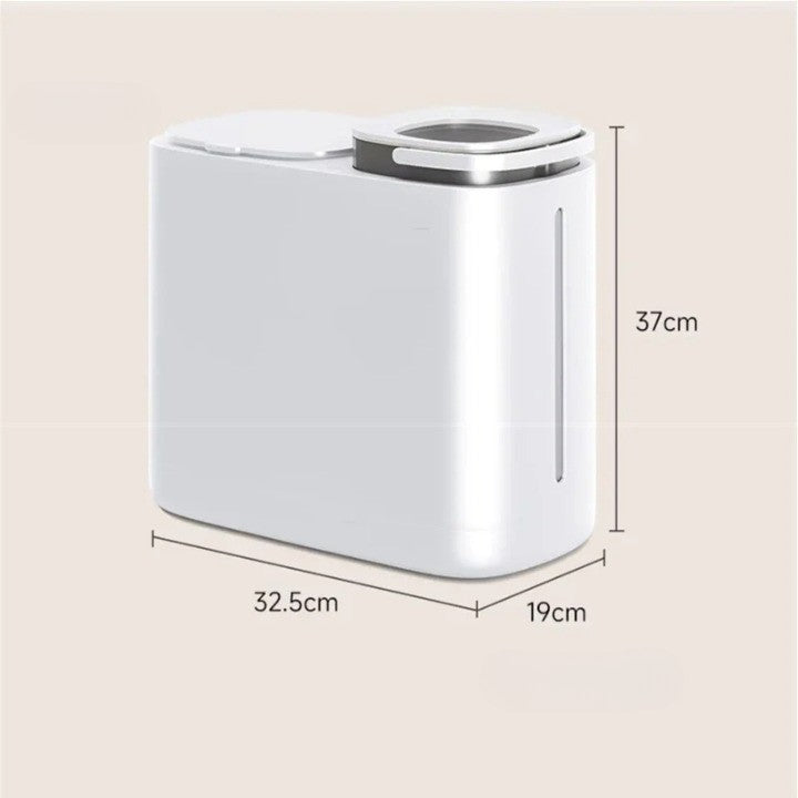 Siopsrl| Dual Compartment Dry Wet Section Efficient Modern Home Trash Can