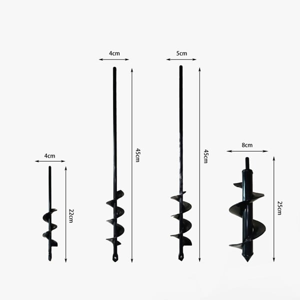 Siopsrl| Spiral Garden Drill — High-Load Spiral Auger for Deep Planting