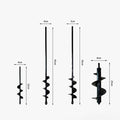 Siopsrl| Spiral Garden Drill — High-Load Spiral Auger for Deep Planting