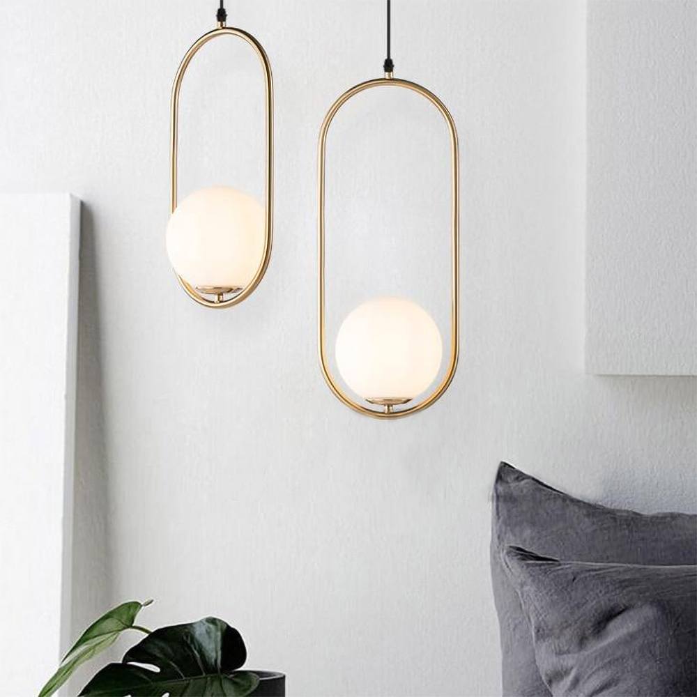 Siopsrl| Elegant Pendant Light | Hanging Lamp Brass 15 cm Metal