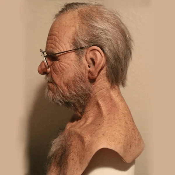 Siopsrl| MaskEnigma Holloween Realistic Elderly Disguise