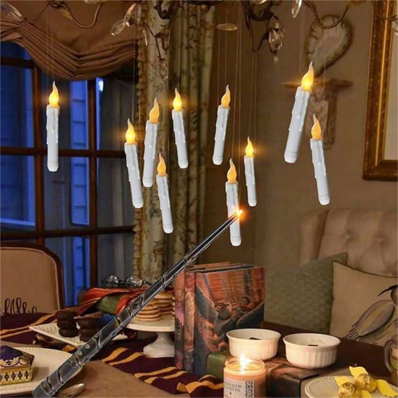 Siopsrl| 20PCS Floating LED Halloween Candles with Remote