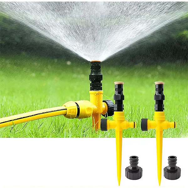 Siopsrl| 360° Garden Sprinkler, Water-Saving with Adjustable Spray Patterns