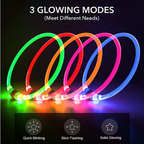 Siopsrl| Light Up Dog Collar, USB Rechargeable LED Glowing Collar