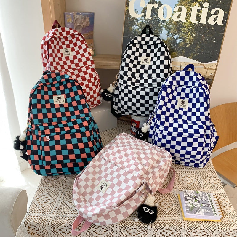 Siopsrl | Backpack with letter pattern, 20–35 L