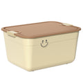 Plastic storage box with handle, versatile use