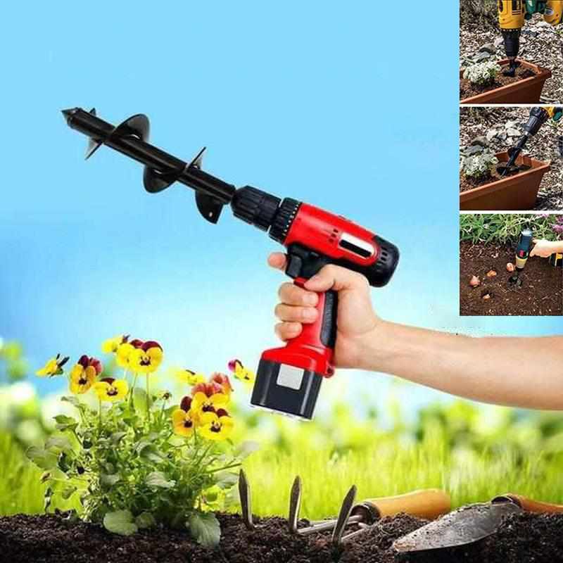 Siopsrl| DrillDigger Pro – Carbon Steel Garden Hole Digger for Fast Planting