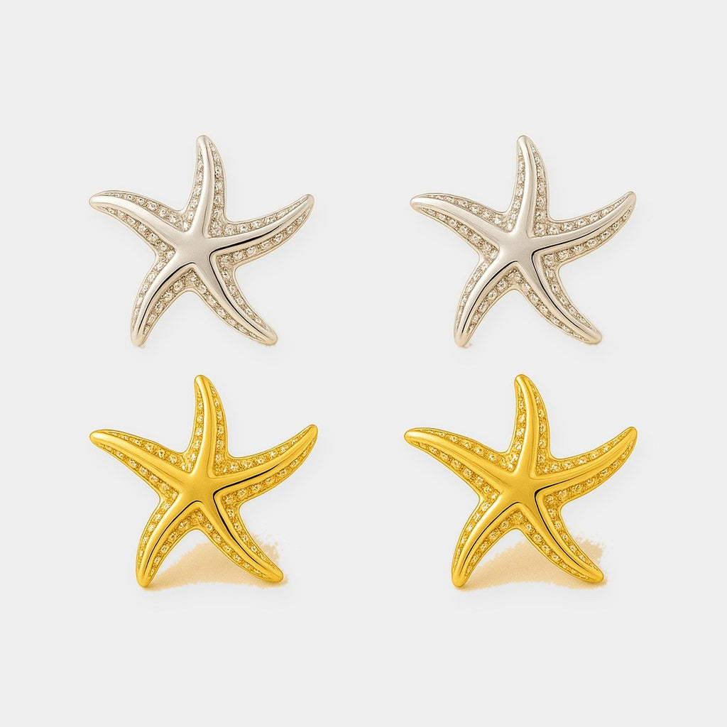 Mini Starfish Earrings