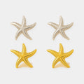 Mini Starfish Earrings