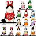 Cute Animal Wooden Sign – Interchangeable Seasonal Desk Decor with Magnetic Accessories