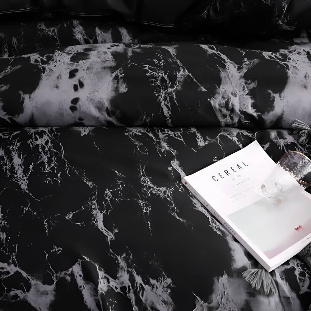 Siopsrl| Marble Blanket Modern Soft Bedding Set