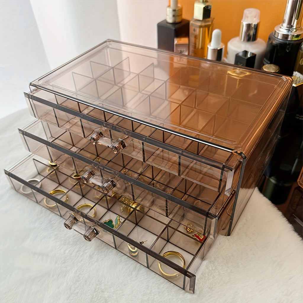 EleganceBox - Luxury Jewelry Organizer with 72 Compartments Siopsrl