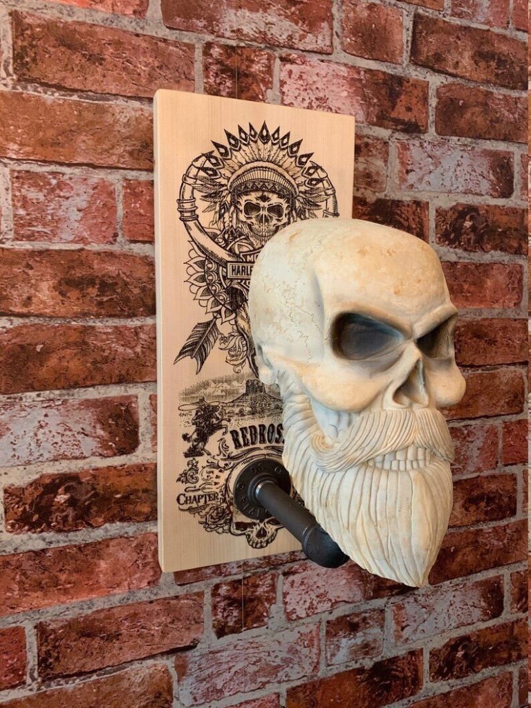 Siopsrl| Bearded Skull – Eagle Skull & Cross