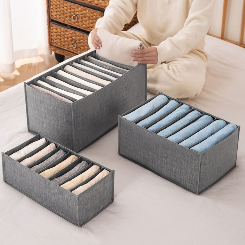 Siopsrl| Ultimate Clothes Organizer Box for Efficient Closet Storage