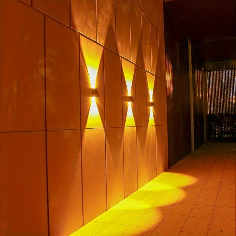 Siopsrl| Modern LED outdoor wall light with up & down light – Waterproof wall lamp for house facade and entrance area