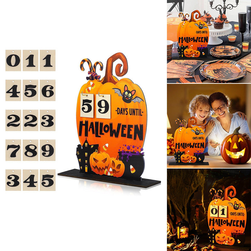 Wood Halloween Advent Calendar | Siopsrl