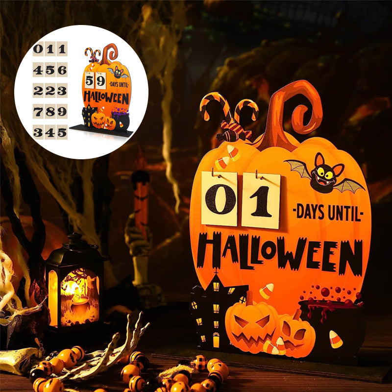 Wood Halloween Advent Calendar | Siopsrl