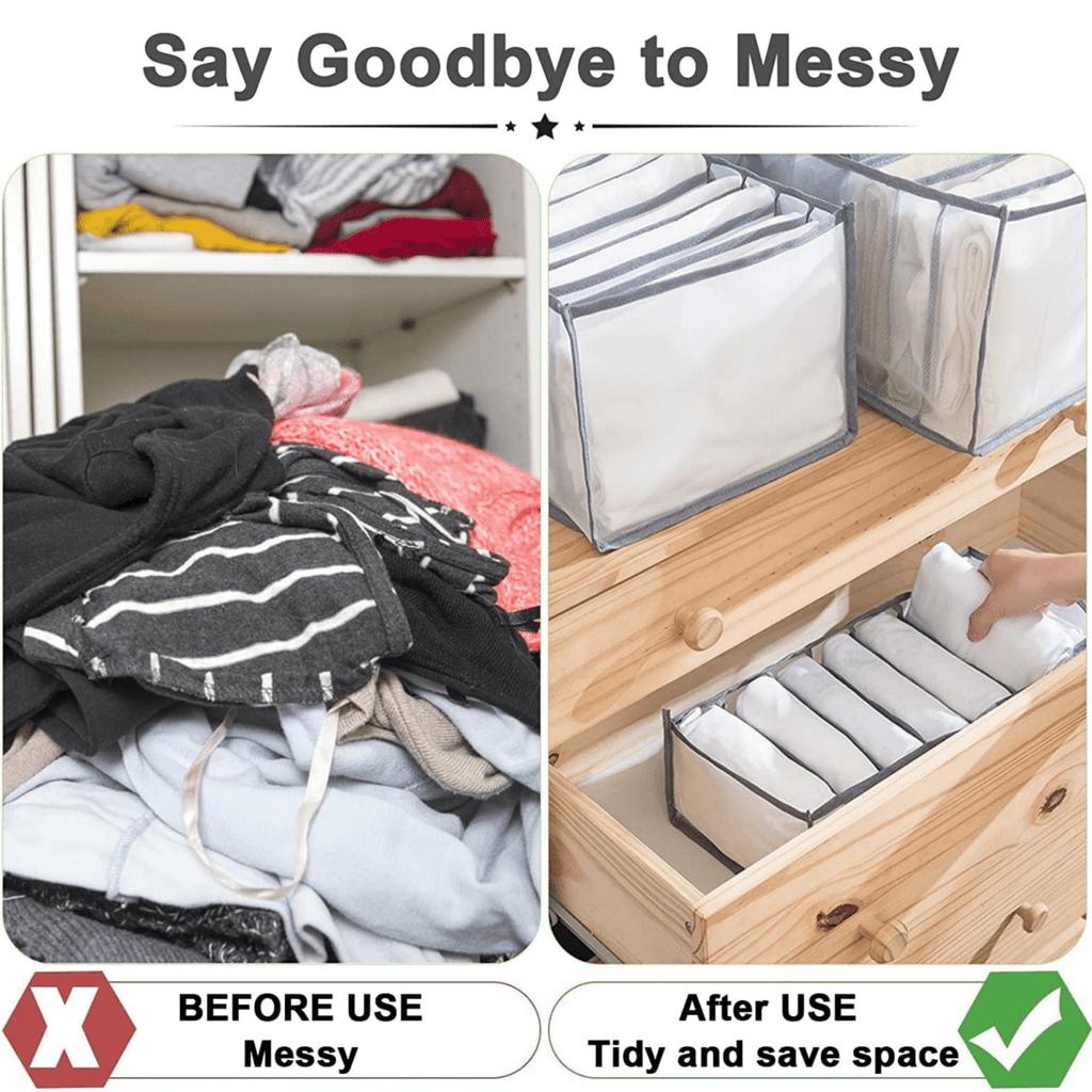 Siopsrl| FOLDSPACE – Closet Organizer Set for Neat and Wrinkle-Free Storage