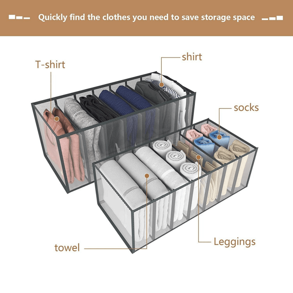 Siopsrl| FOLDSPACE – Closet Organizer Set for Neat and Wrinkle-Free Storage