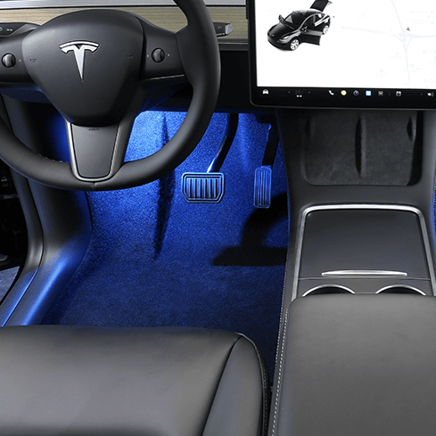 siopsrlFootwell / Puddle / Glovebox / Frunk / Trunk LED Lights for Model 3/Y/S/X