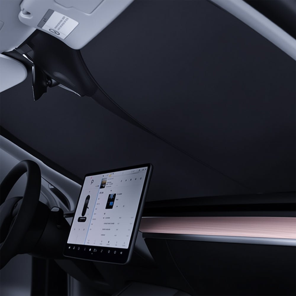 Front Windshield Sunshade for Model 3 / Model Y | TESERY
