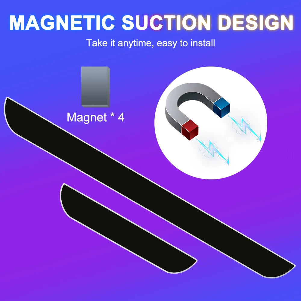 Siopsrl LED Door Sill Scuff Plates — Customizable RGB Neon Lighting