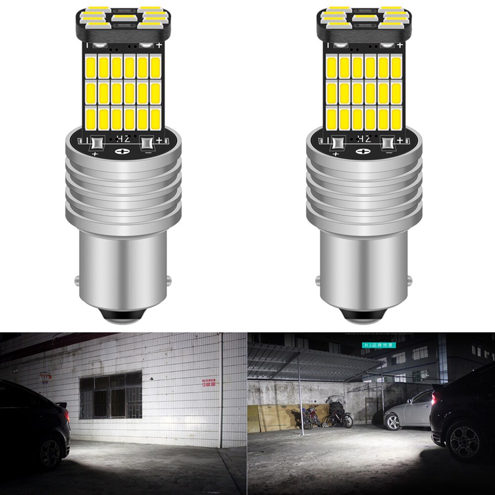 Siopsrl P21W 1156 BA15S LED Bulbs — 50,000‑Hr Error‑Free Brilliance
