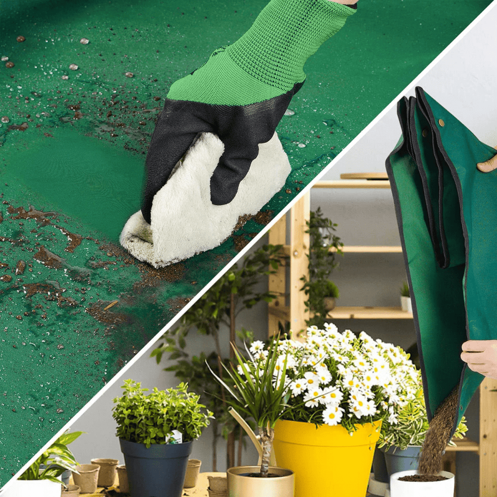 Siopsrl| GardenMat 2.0 – Waterproof Foldable Gardening Work Mat for Clean & Organized Planting
