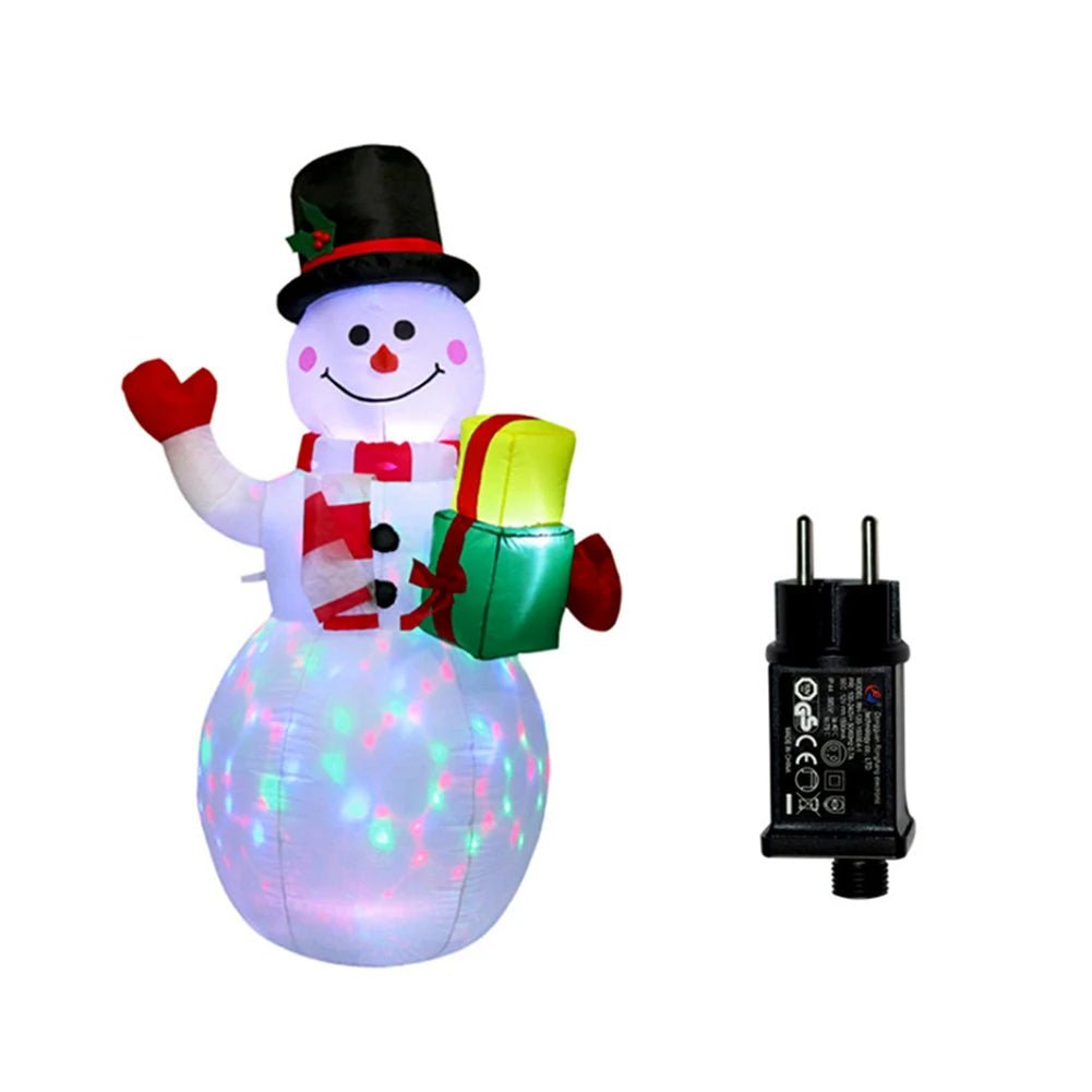 Siopsrl| Glowing LED Inflatable Christmas Tree & Elf – Festive Outdoor Ornament for Magical Parties & New Year Cheer