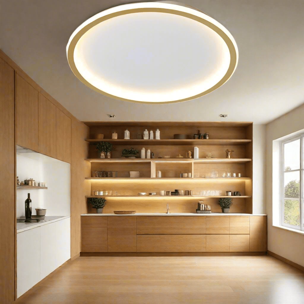 Siopsrl| GLOWLITH – Scandinavian LED Ceiling Lamp for Modern, Glare-Free Lighting