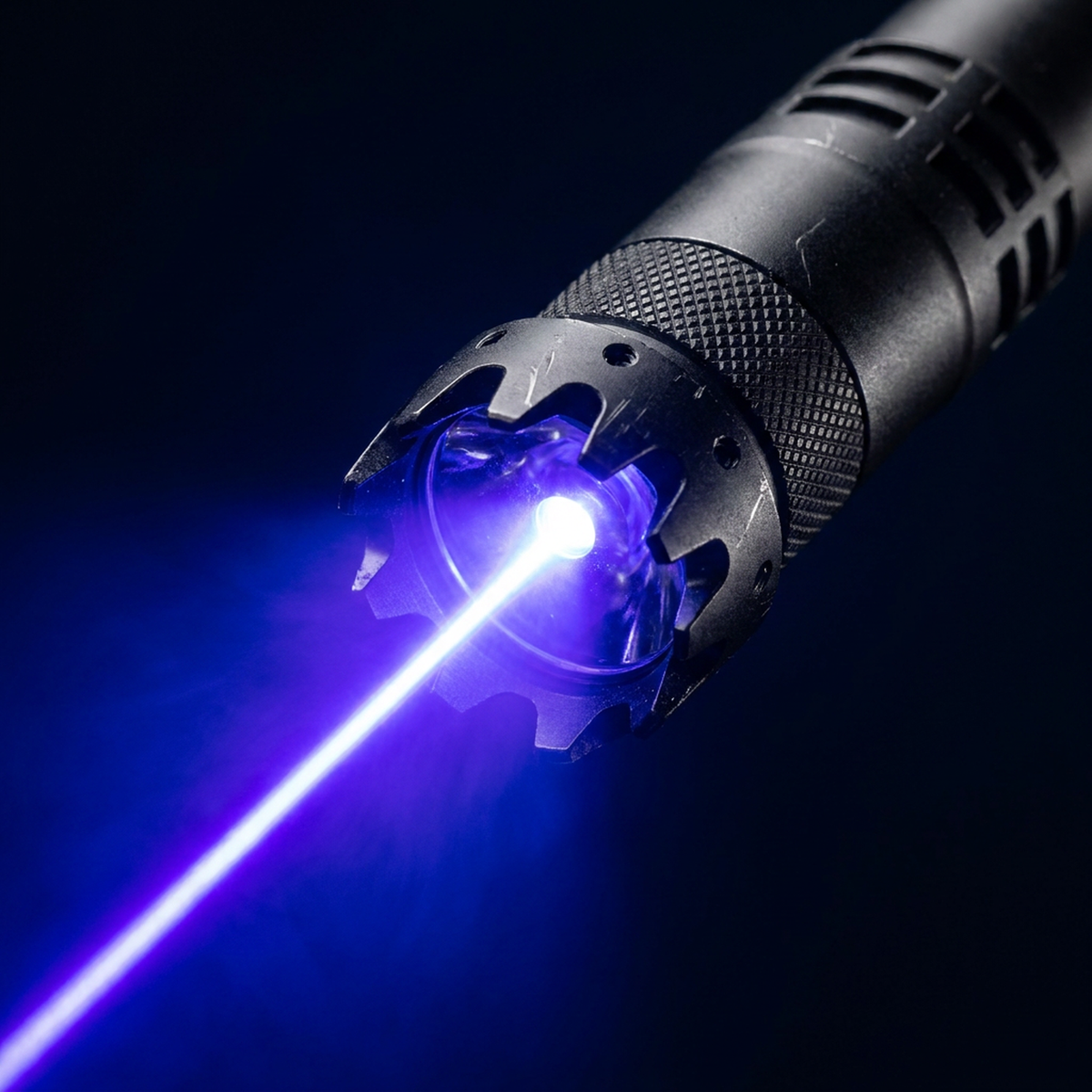 Burning Blue High-Power Fire-Starting Laser Torch
