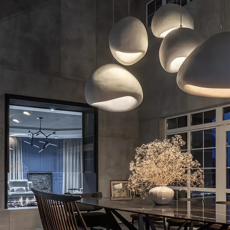 Siopsrl| LED Pendant Lamp - Nordic Wabi Sabi Design - Adjustable Lighting Fixture for Home Decor & Modern Interiors
