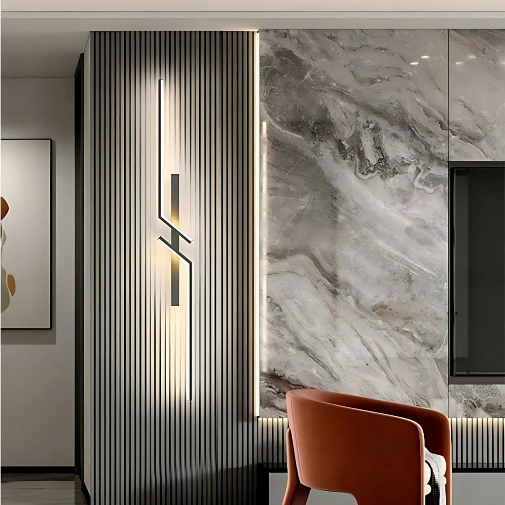 Siopsrl| Wall Lights Modern Vertical Metal Fixture