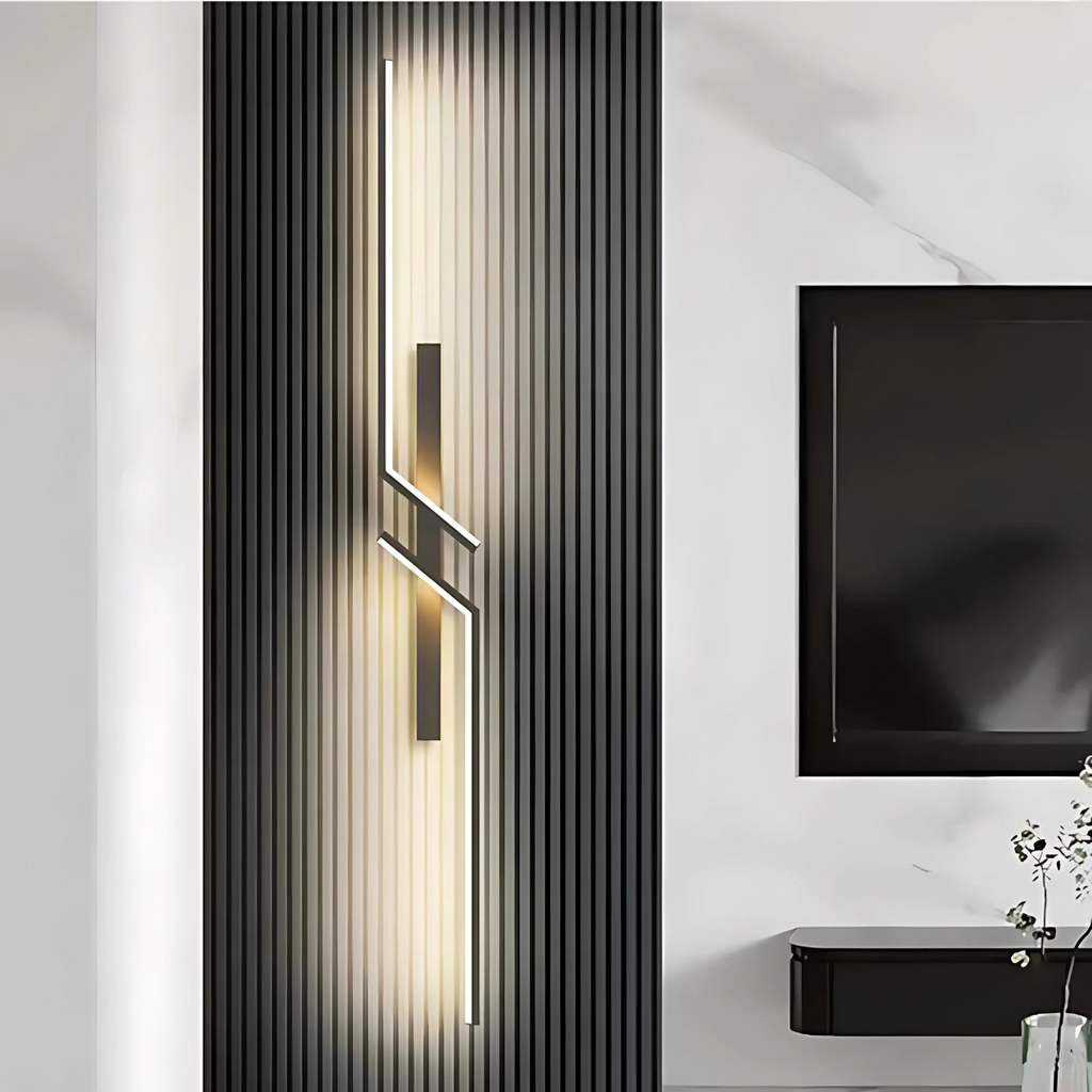 Siopsrl| Wall Lights Modern Vertical Metal Fixture