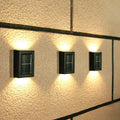 Siopsrl| Wall Lights Outdoor Solar Powered Garden Fixture