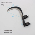 Strong Steel Grass Cutting Sharp Multi-Purpose Sickle Head | Siopsrl