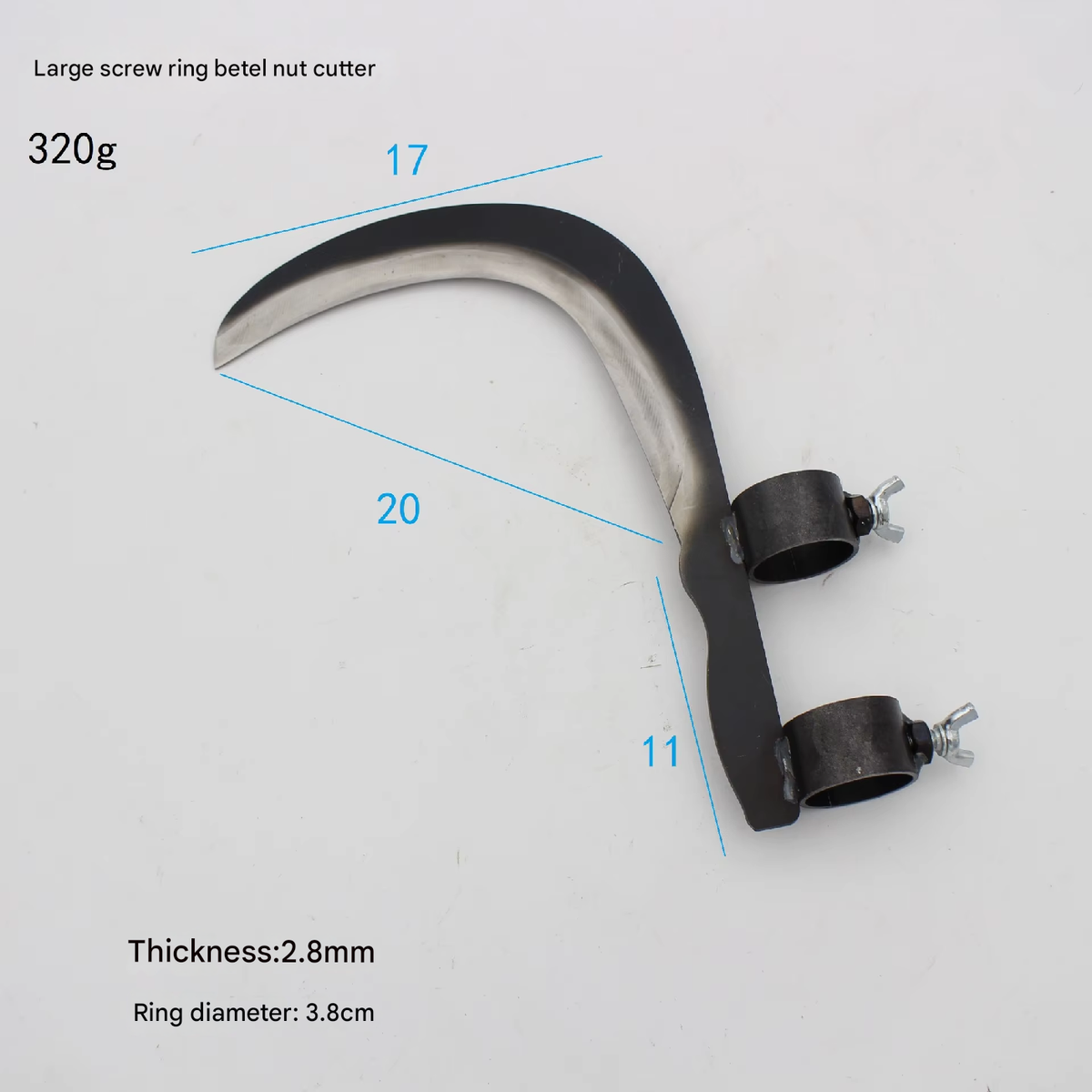 Strong Steel Grass Cutting Sharp Multi-Purpose Sickle Head | Siopsrl