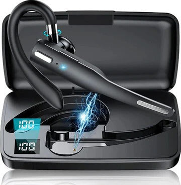 siopsrl | Trucker Dual Mic Wireless Bluetooth 5.1 Noise Cancelling Headset/Earpiece