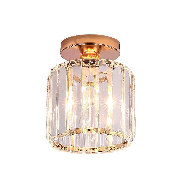 Siopsrl| Ceiling Light Crystal Flush Mount Modern Fixture