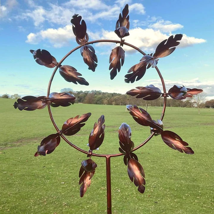 Siopsrl| Kinetic metal windmill spinner for the garden