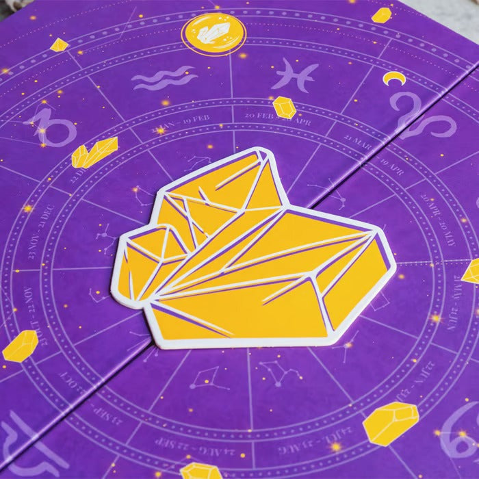 Siopsrl| Halloween Crystal Advent Calendar | 31-Day Countdown Box | Healing Stone Collection