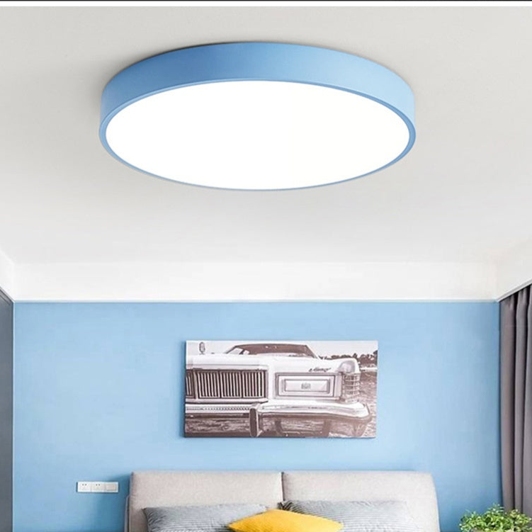 Siopsrl| Wood Frame LED Ceiling Light – Modern Style