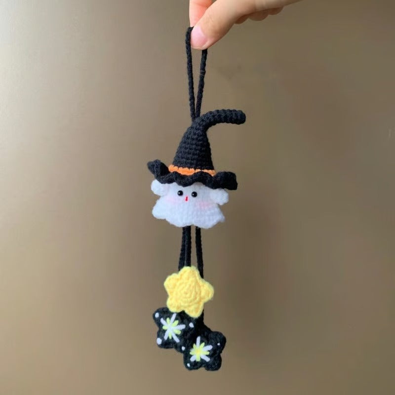 Siopsrl| Halloween Crochet Kit | Witch Ghost Design | DIY Handmade Plush Décor