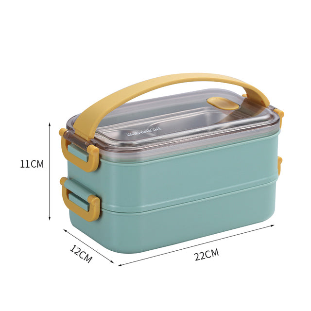 Siopsrl| Insulated Bento Lunch Box | Superior Temperature Retention & Multi-Compartment Design for Office, School & On-the-Go Meals