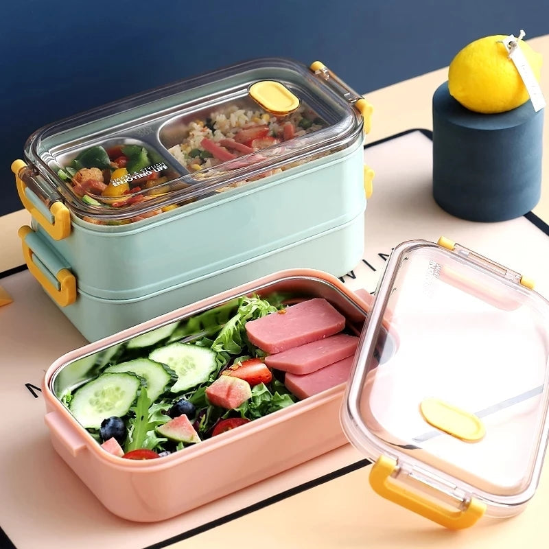 Siopsrl| Insulated Bento Lunch Box | Superior Temperature Retention & Multi-Compartment Design for Office, School & On-the-Go Meals